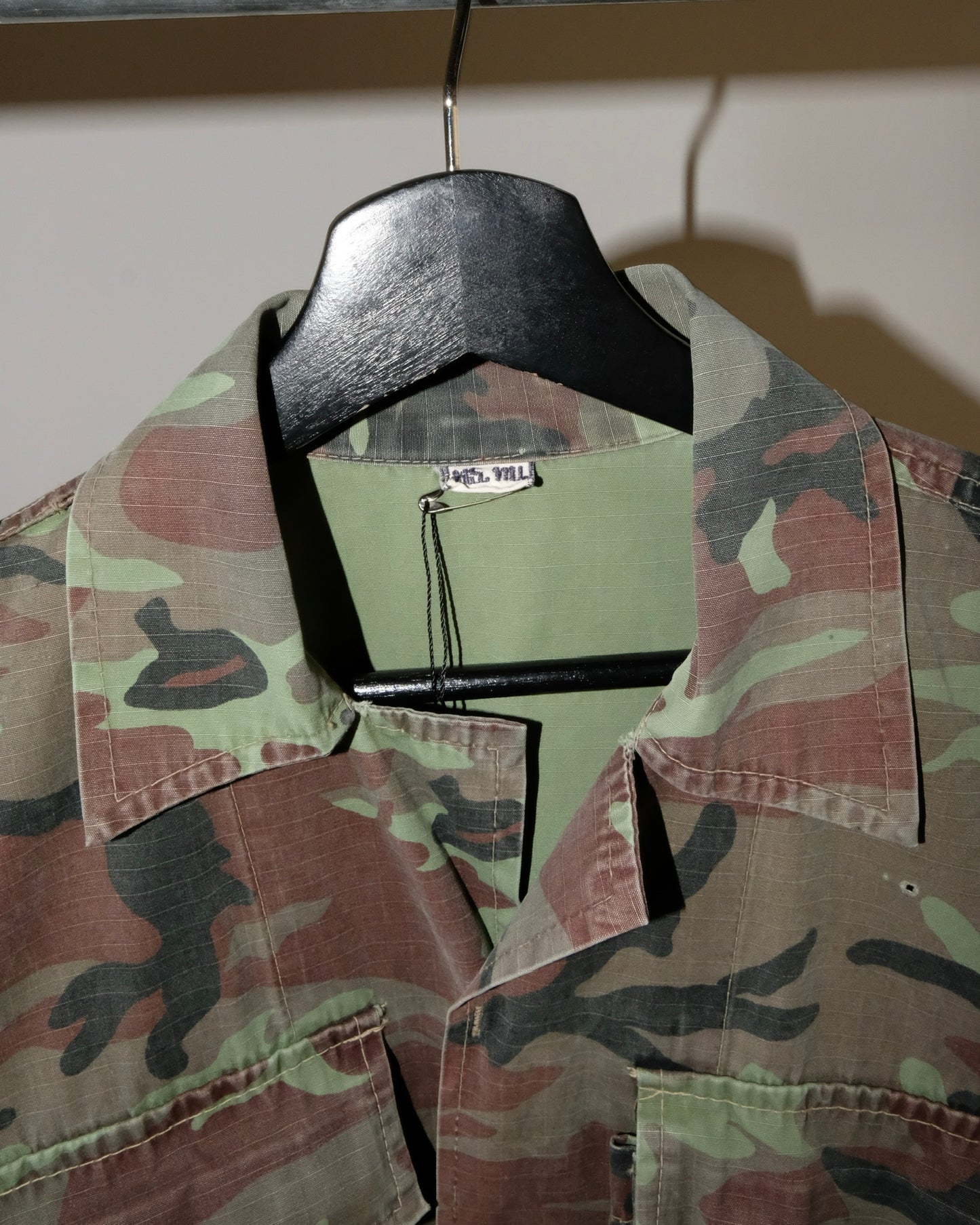 80s ROYAL THAI ARMY RIP-STOP WOODLAND CAMO JACKET