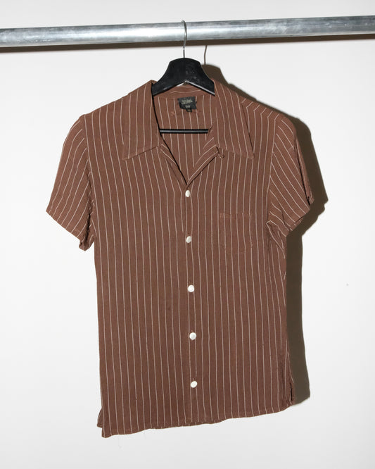 JEAN PAUL GAULTIER HOMME STIPE COLLAR SHIRT