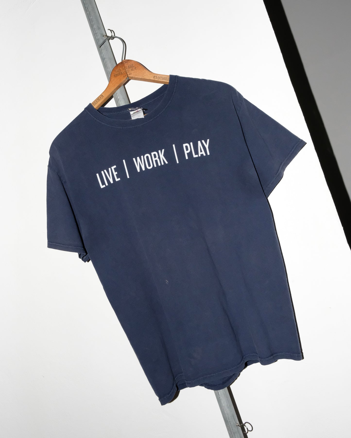 00s "LIVE WORK PLAY"  FONT TEE