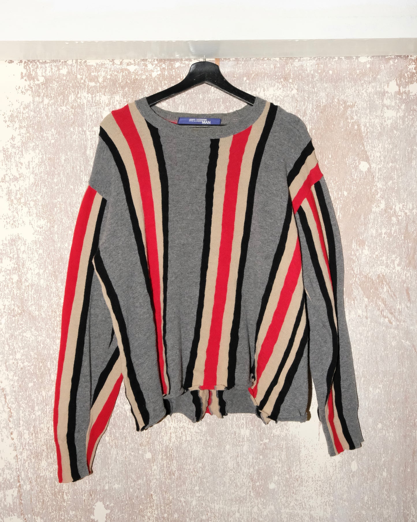 JUNYA WATANABE MAN AD2002 WOOL STRIPE JUMPER