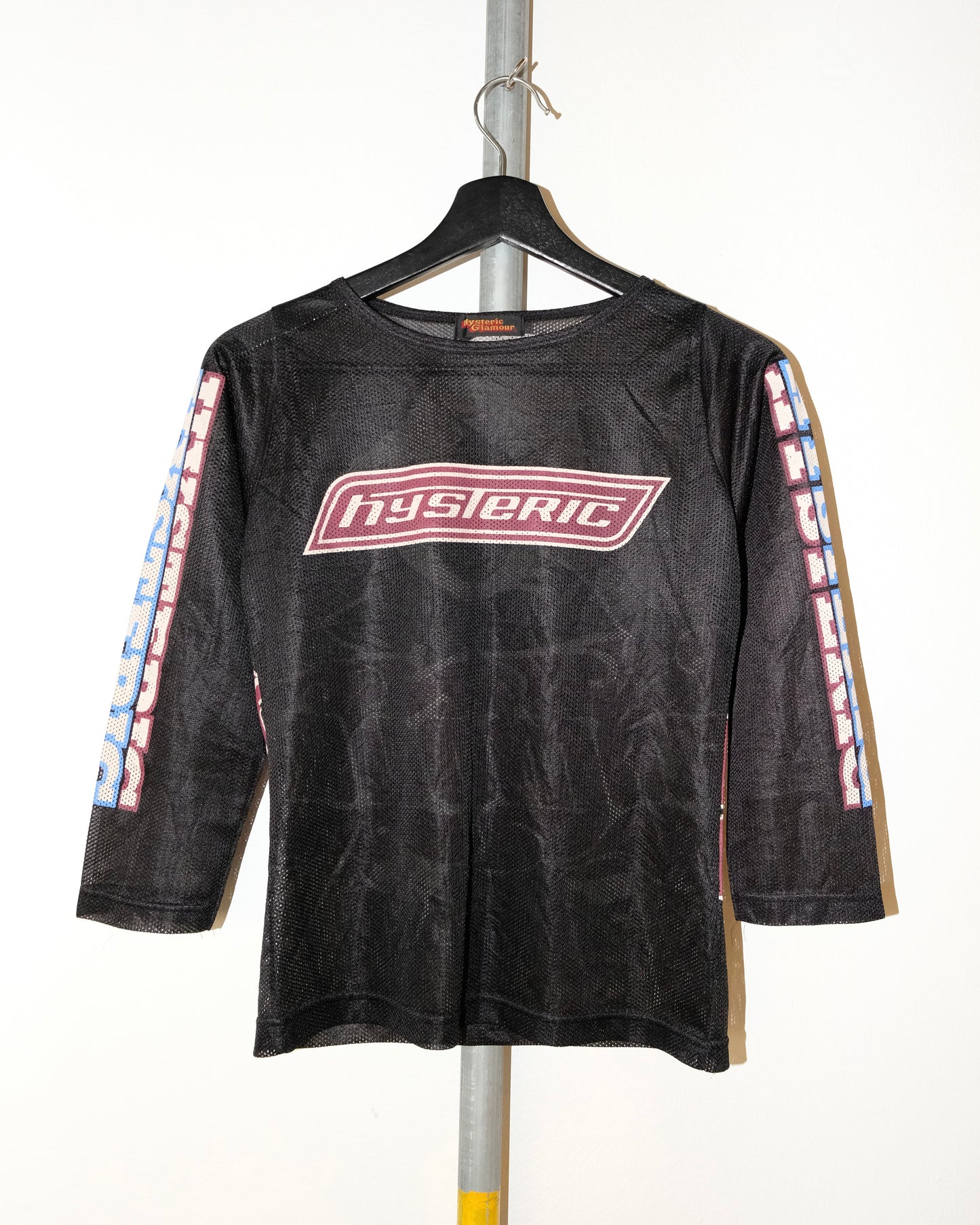 HYSTERIC GLAMOUR LOGO MESH TOP