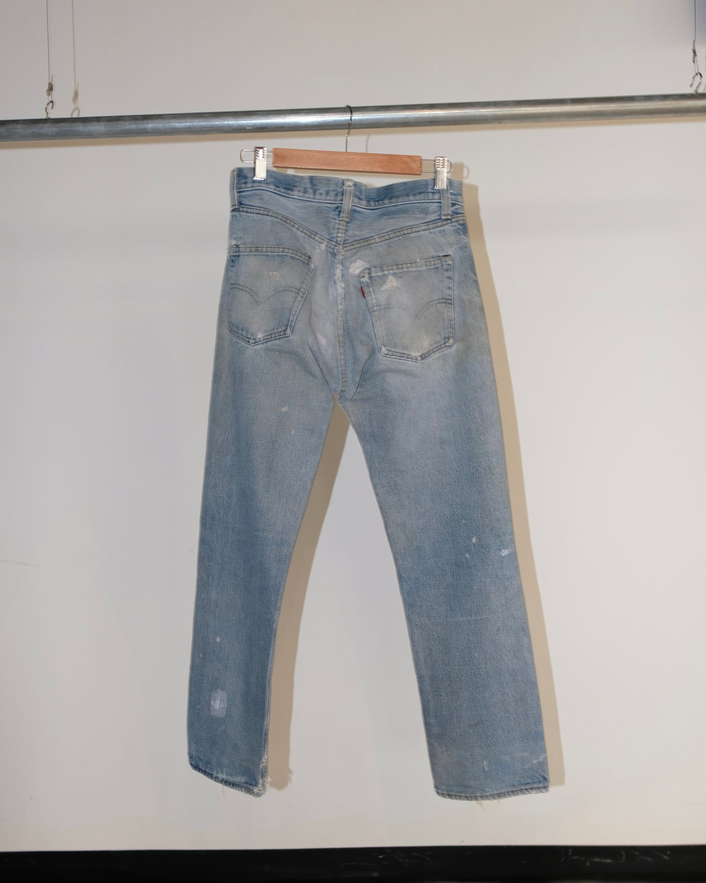 Levi's 501 U.S.A PATCH & DISTRESS DENIM PANTS