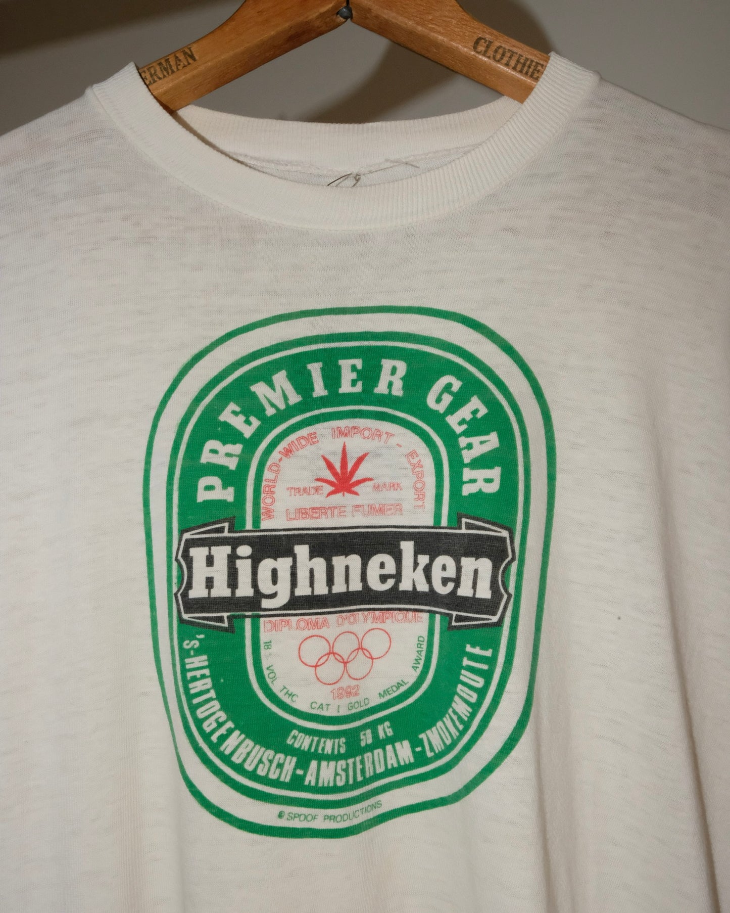 90s HIGHNEKEN PREMIER GEAR TEE