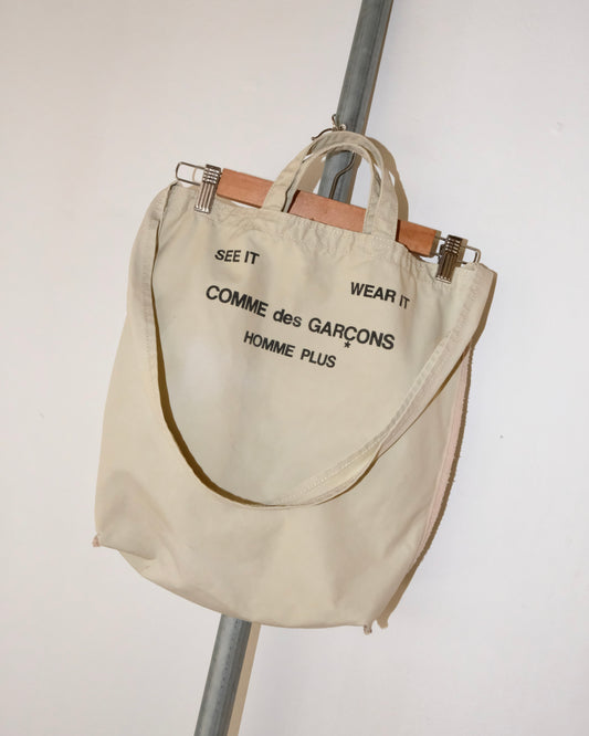 Comme des Garçons HOMME PLUS SEE IT WEAR IT REVERSIBLE TOTE BAG