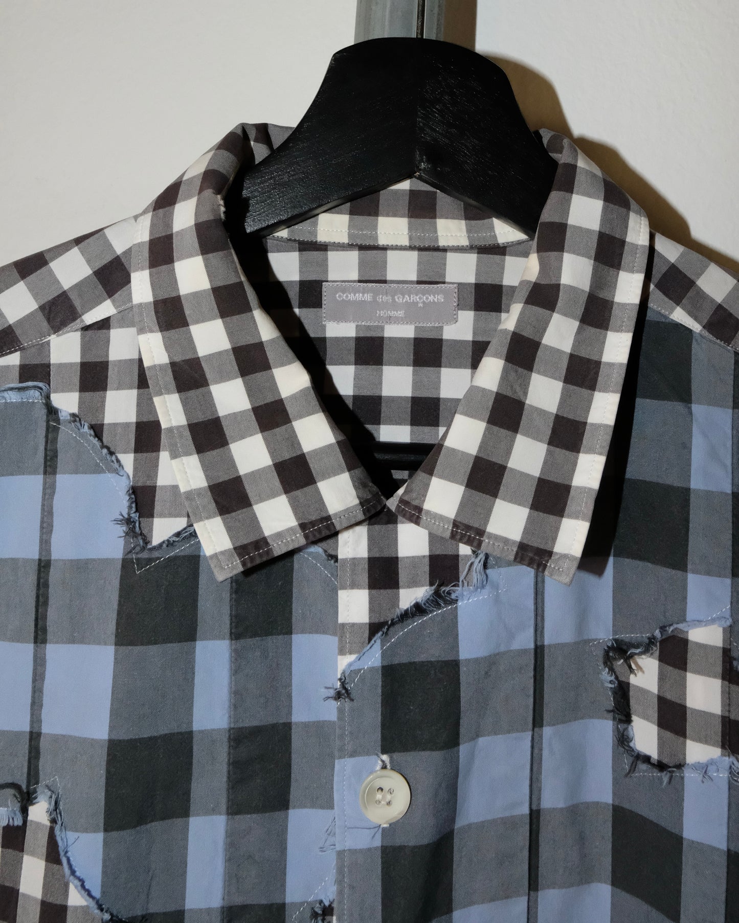 Comme des Garçons BLACK & BLUE PLAID SHIRT