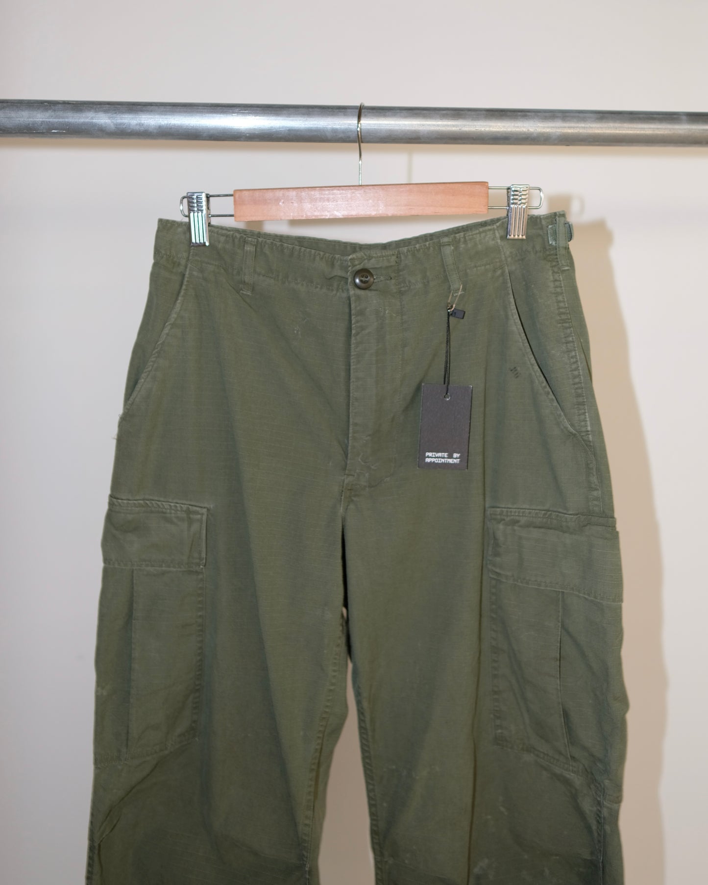 60s U.S. Army Jungle Pant Fatigues rip-stop