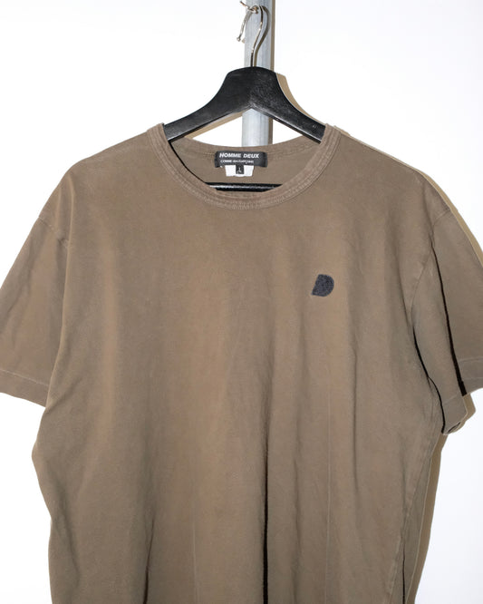 Comme des Garçons HOMME DEUX OLIVE GREEN TEE