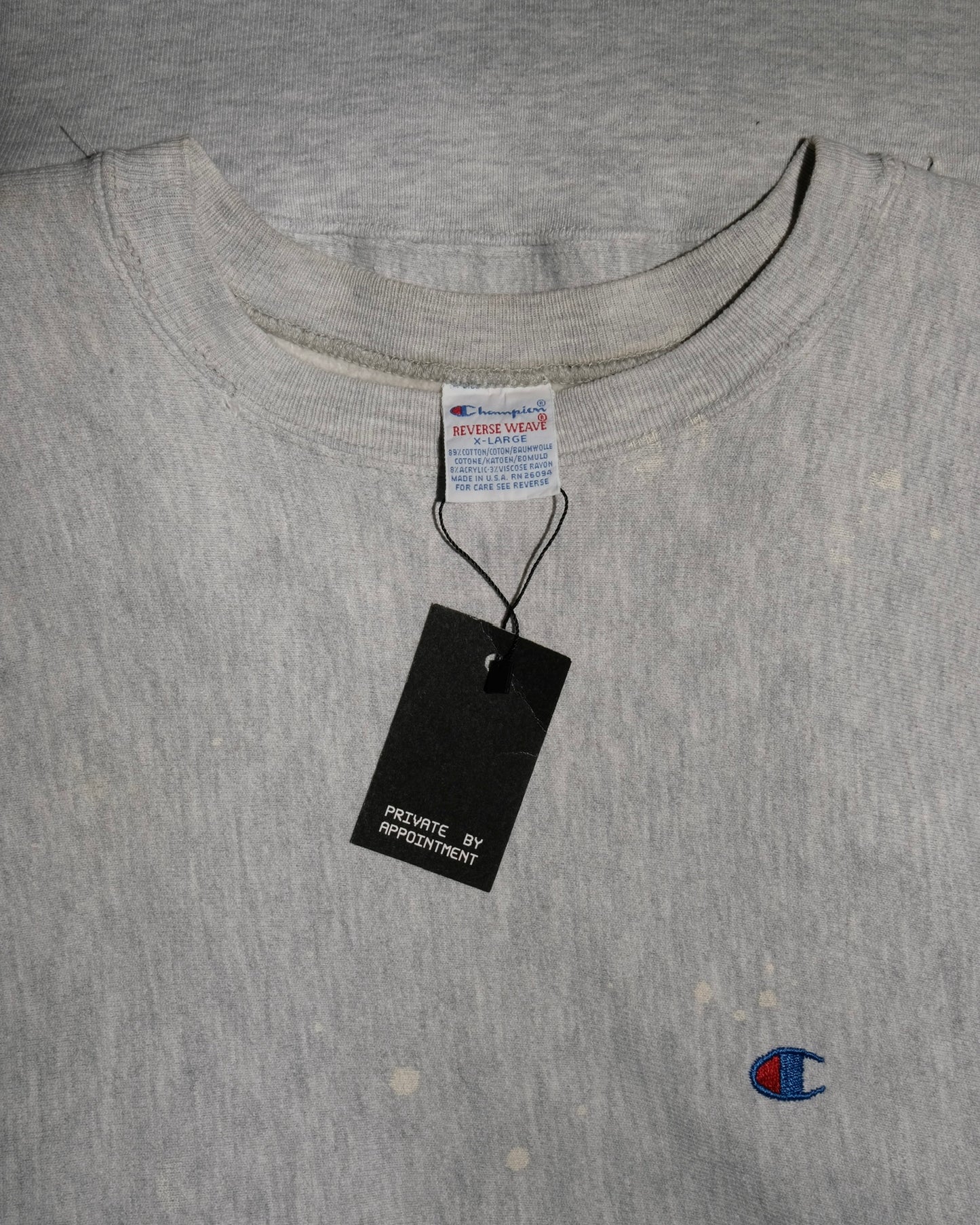 90s CHAMPION REVERSE WEAVE ASH SWEATSHIRT