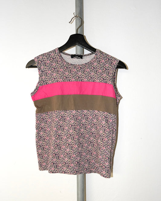 Comme des Garçons tricot FLOWER SLEEVELESS CUT & SEW