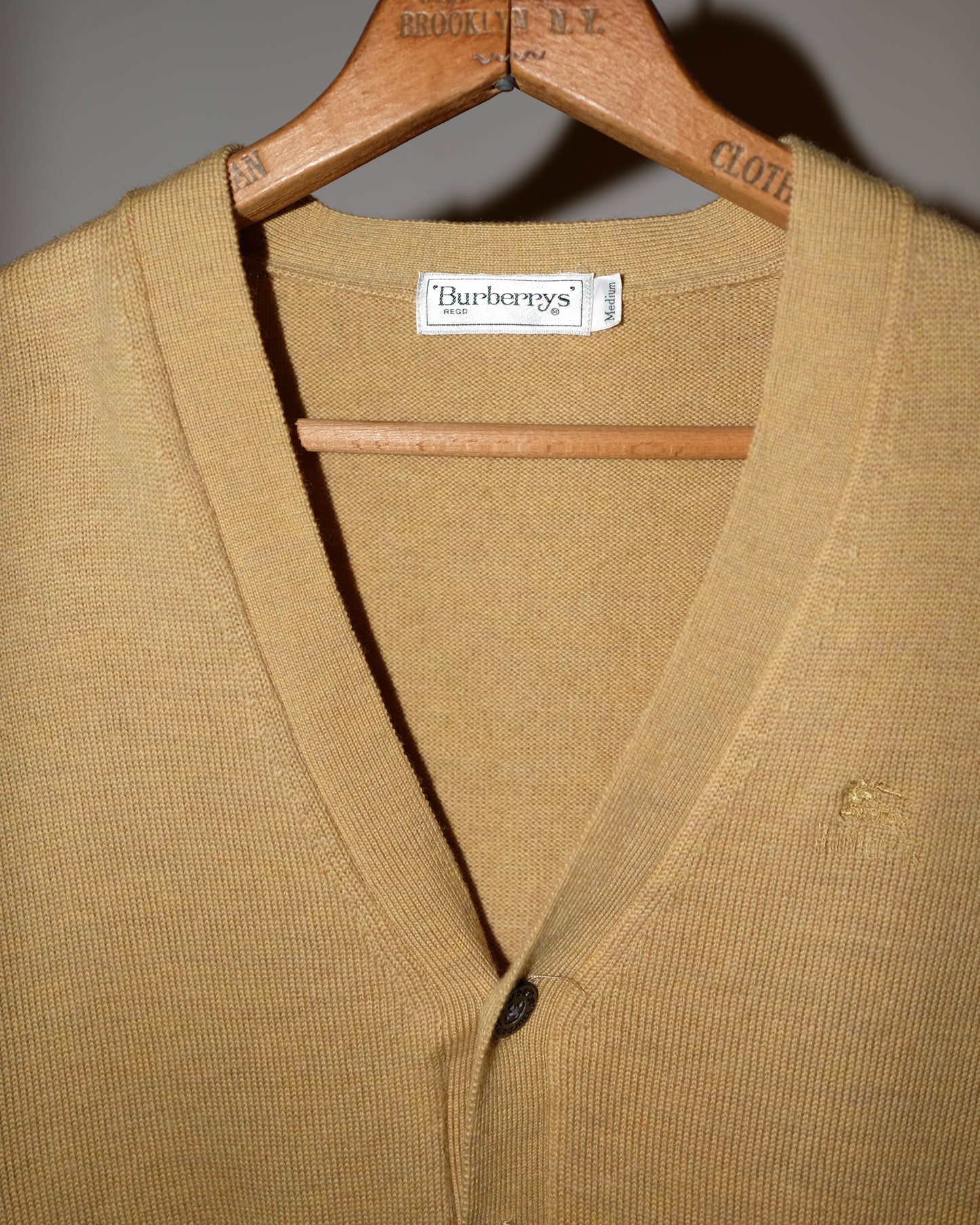 90s BURBERRY KNIT CARDIGAN