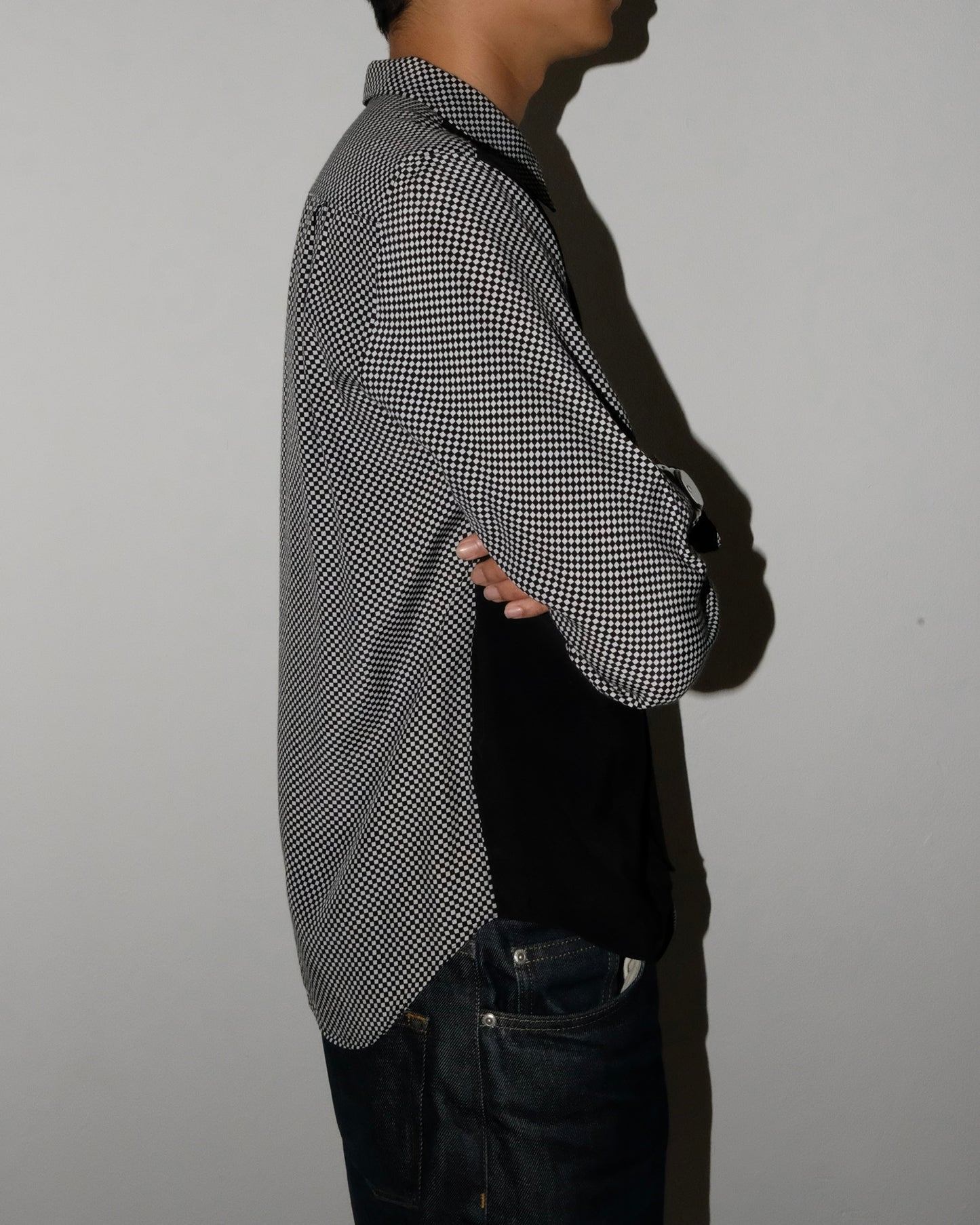 Comme des Garçons HOMME CHECKER LONG SLEEVE SHIRT