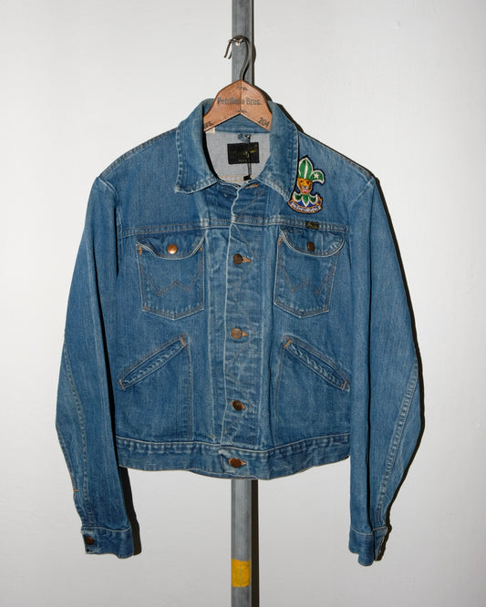 70s WRANGLER JACKET WITH THAI BOY SCOUT PATCH