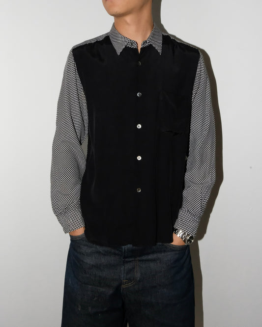 Comme des Garçons HOMME CHECKER LONG SLEEVE SHIRT