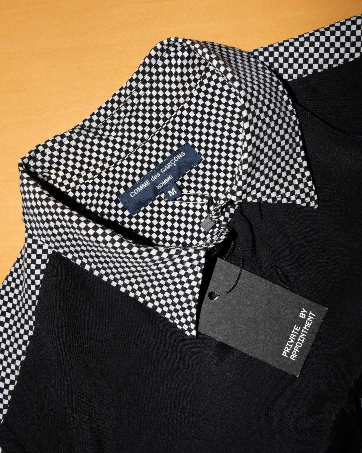 Comme des Garçons HOMME CHECKER LONG SLEEVE SHIRT