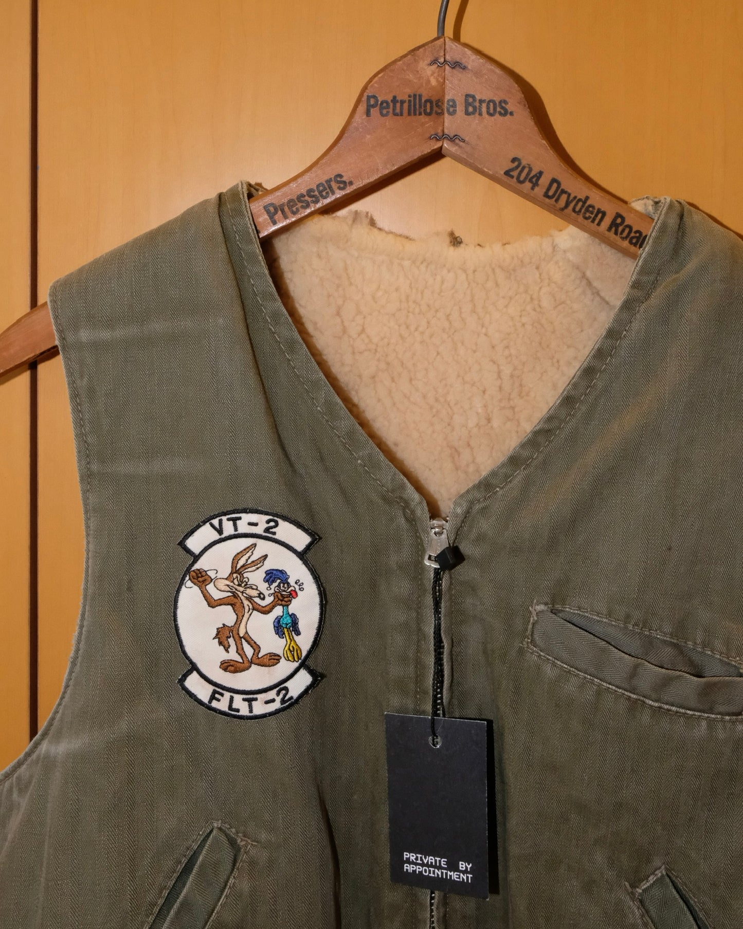 40s WW2 USN WOOL LINED  VEST