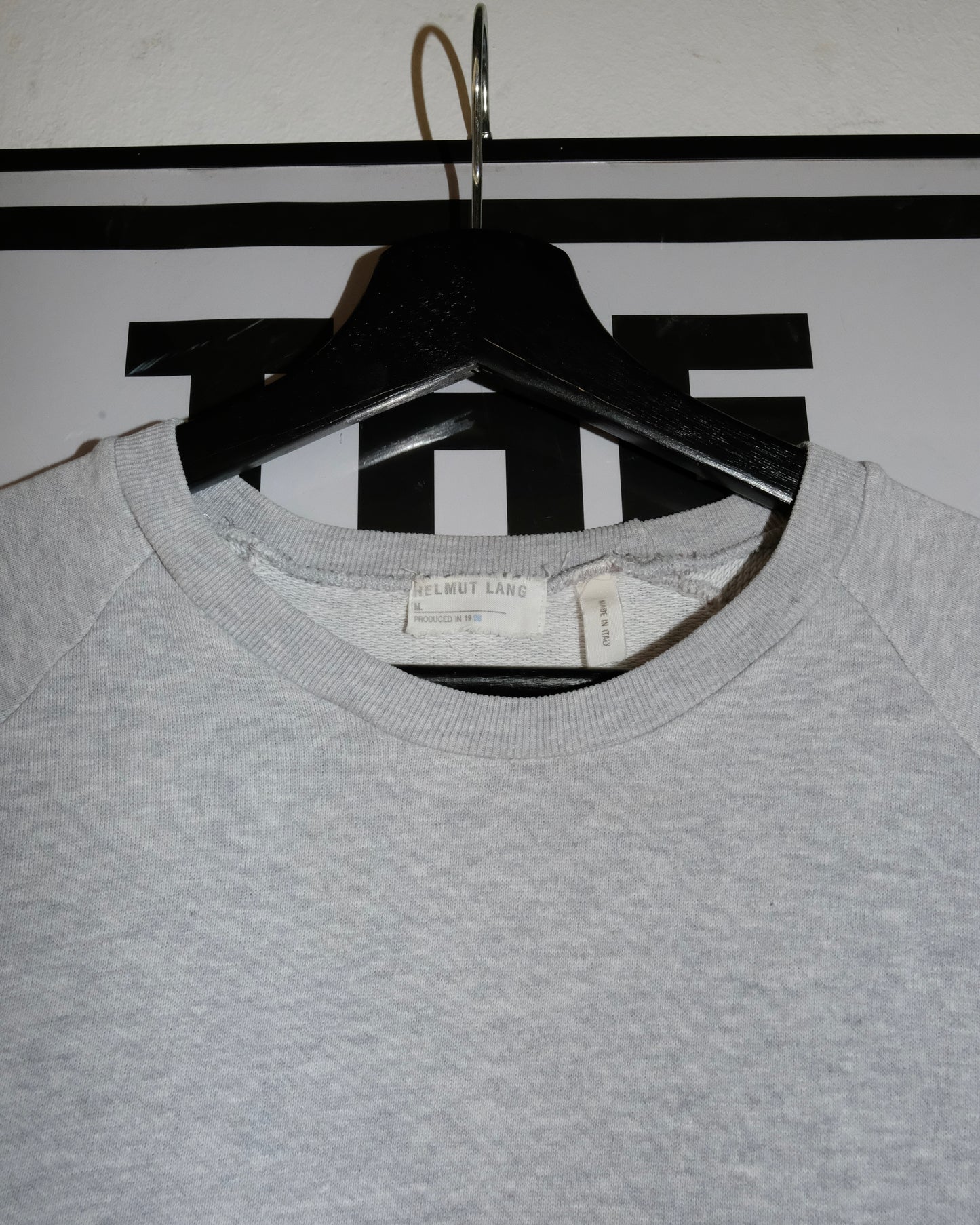 Helmut Lang 1998 SHORT SLEEVE CREWNECK SWEATSHIRT