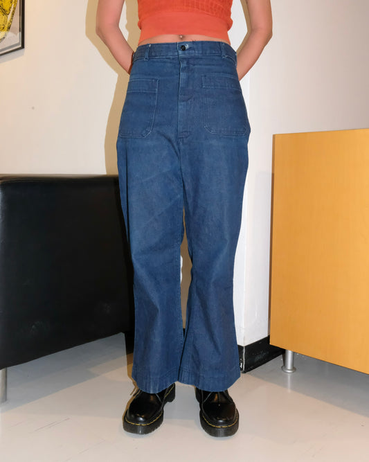 60s U.S. NAVY DENIM SAILOR PANTS