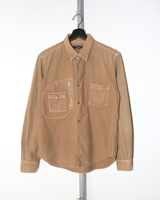 Comme des Garçons HOMME DECONSTRUCT ZIPPER MULTI-POCKET UTILITY SHIRT