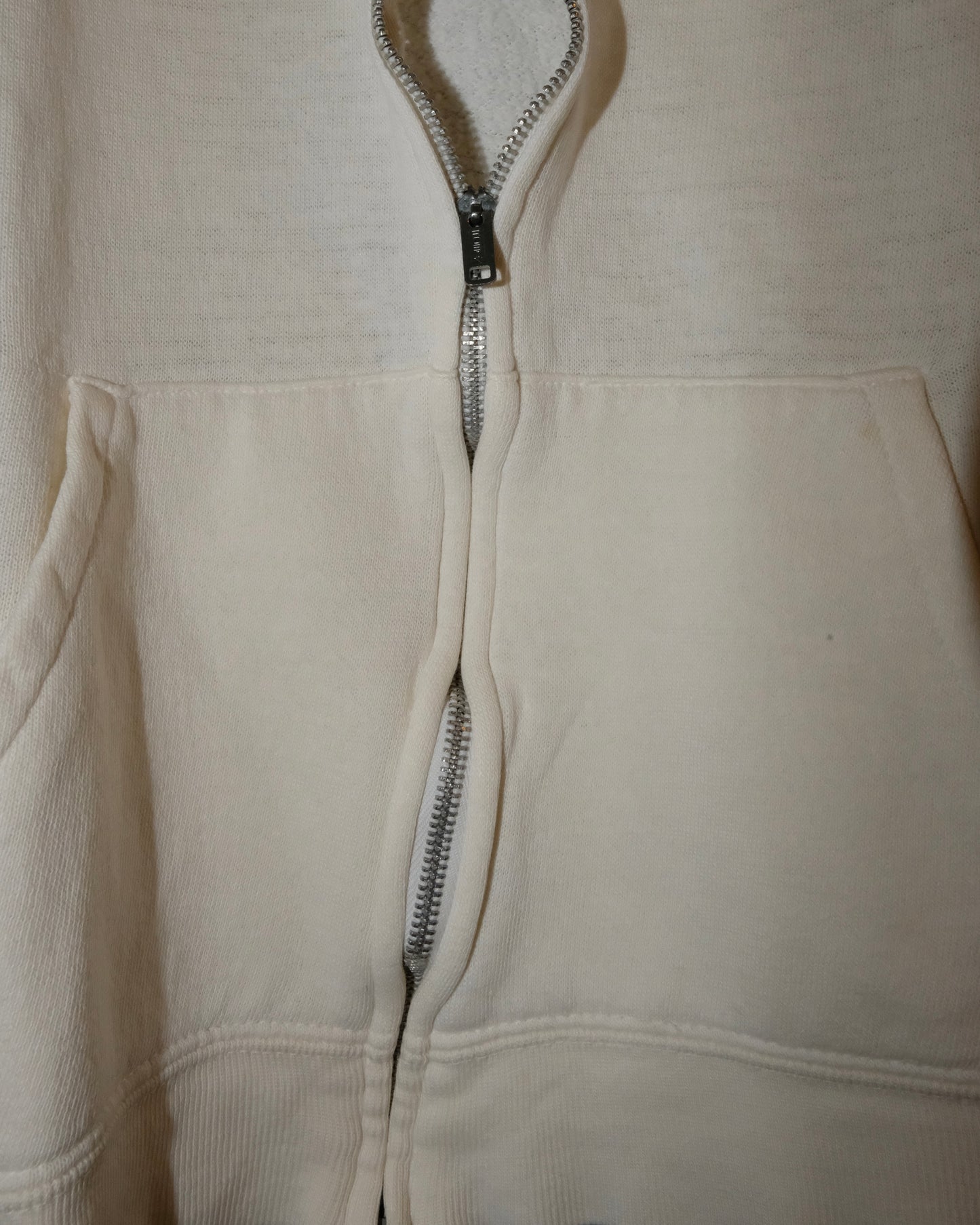 70s ZIP-UP BLANK HOODIE