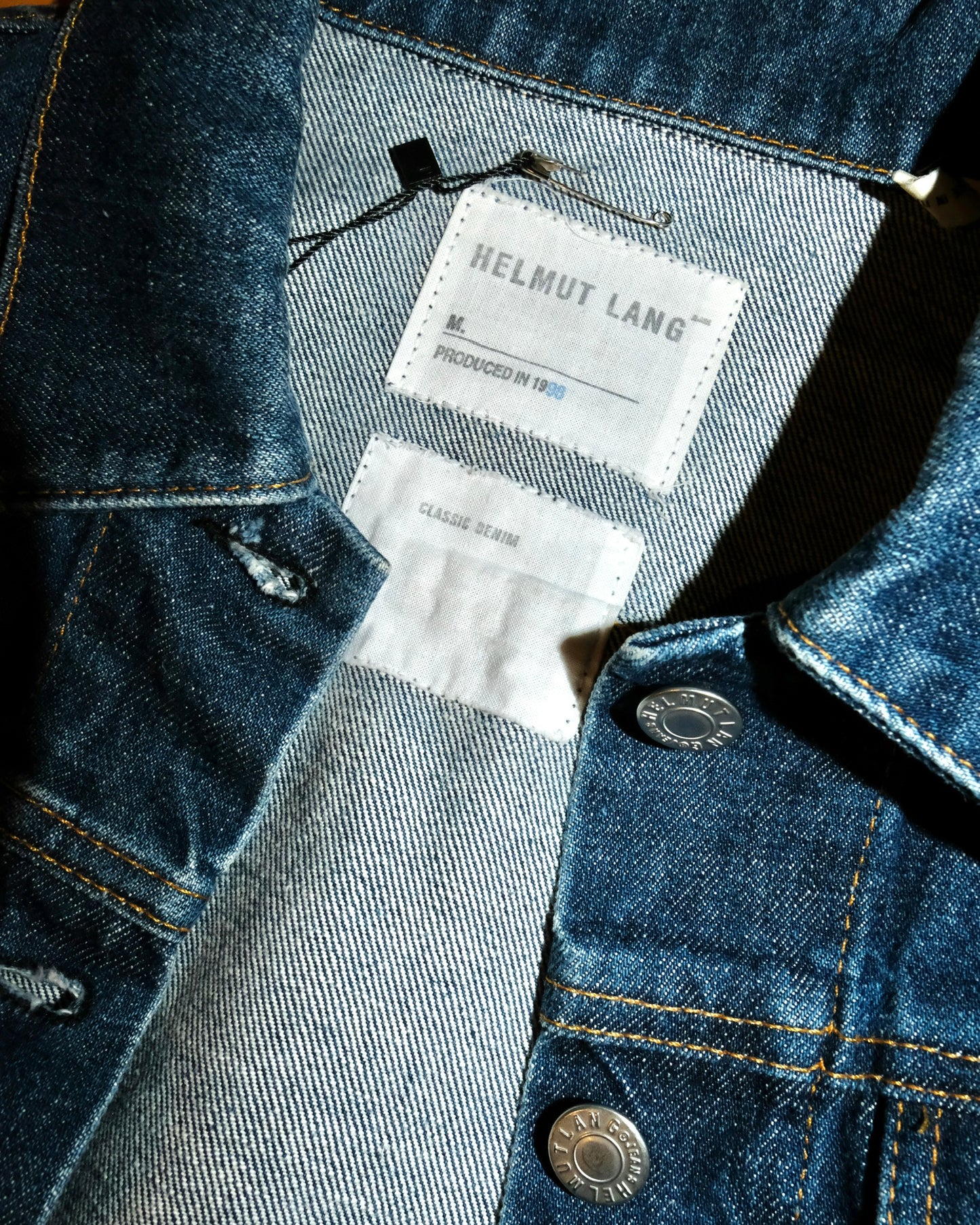 HELMUT LANG 1998 DENIM TRUCKER JACKET