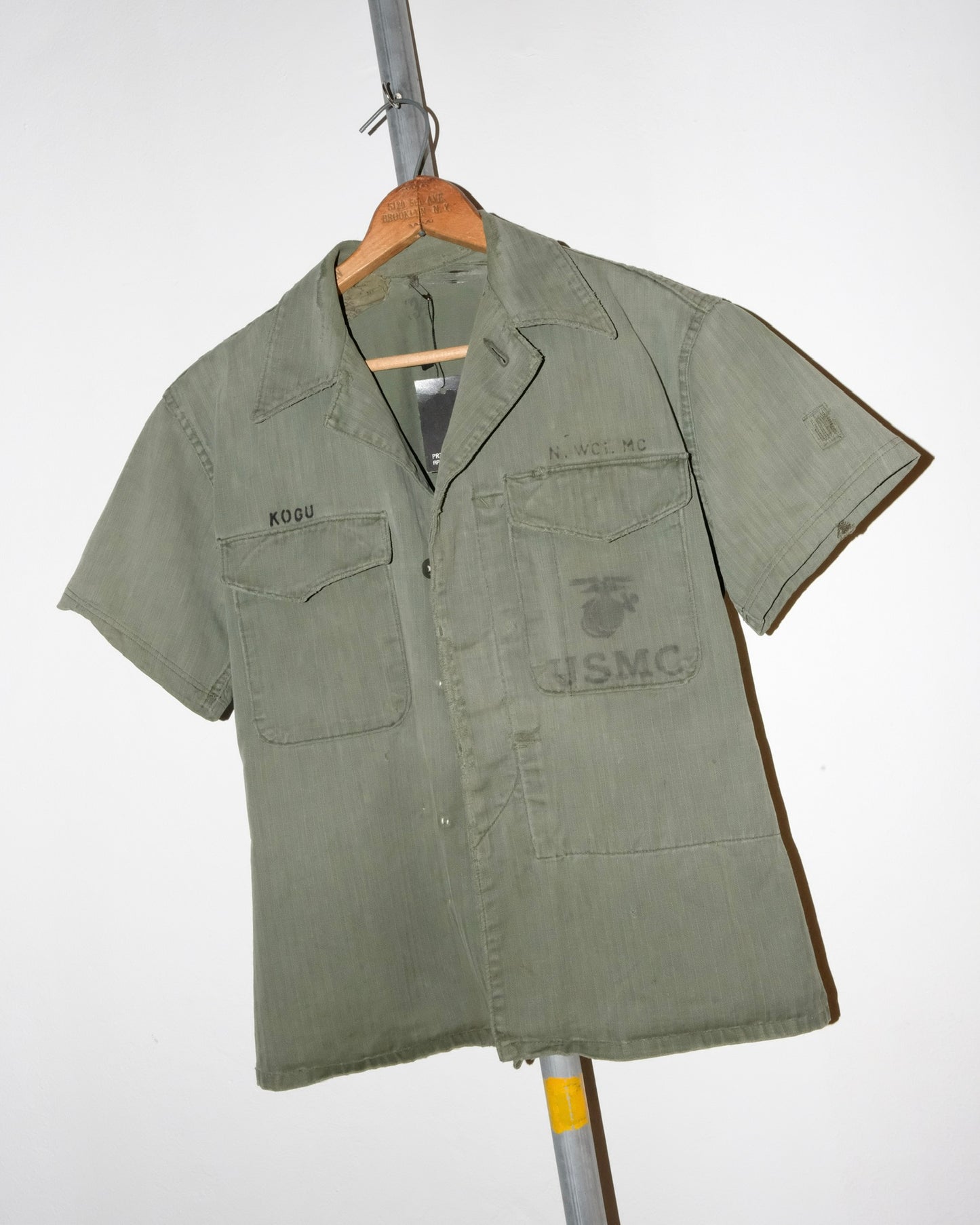 U.S.M.C P-53 HBT BUTTON LESS SHIRT